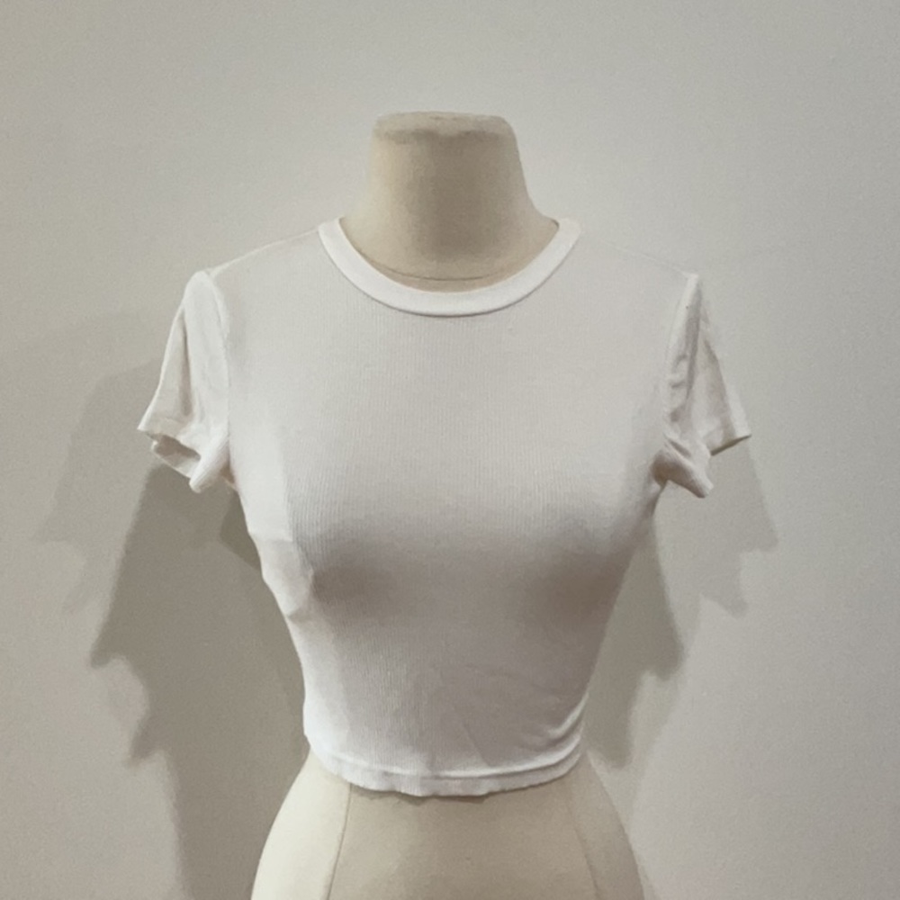 Superdown Kristi Baby Tee in White, Size: S - Picture 5 of 7